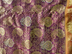 Maroon Bridal Silk Saree