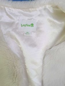 Luxury Fuzzy White Vest