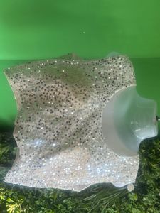 Not Used Readymade Sequinned Blouse