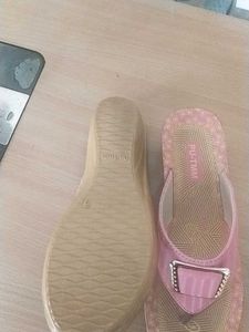 Pink PU-TMM Flip Flops
