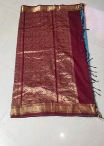 Cotton Silk Pure Gadwal Saree