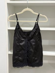 Lace Satin Slip Top