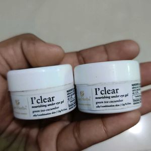 JUST HERBS UNDER EYE GEL &amp; LIP SCRUB