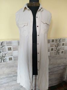 🎁Buy 2 Get 1 Free🎁Sleeveless Shirt Dress