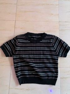Striped Knit Top