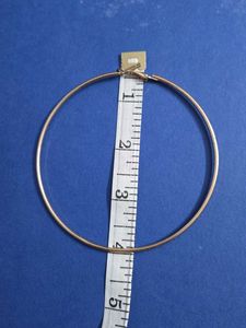 Big Gold Hoop Earrings 4&#34;