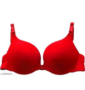 Red Comfort Bra