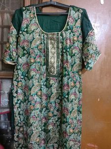 Beautiful Floral Pant Kurti Set