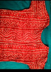 Red Jaipuri Print Straight kurta ❤️