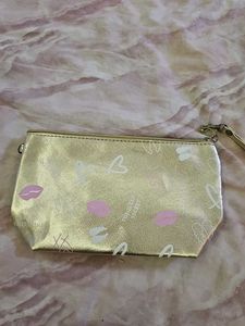 Gold Cosmetic Pouch