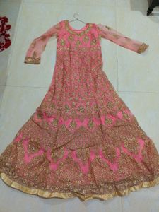 🌸💮🌸 Beautiful Heavy Work Wedding Long Frock