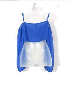 Estonished Puff Sleeve Cropped Top(Women&#39;s)