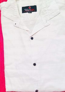 Striped Casual men's cotton Shirt