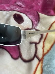 Vogue White Shield Sunglasses