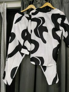 Black N White Co Ord Set