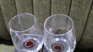 New Packed Glass Set Of Two.