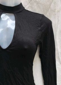 Black Bodysuit - Long Sleeve