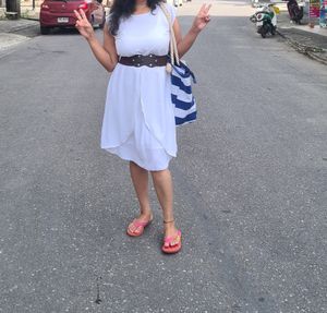 White Dress Best For Beach Wear