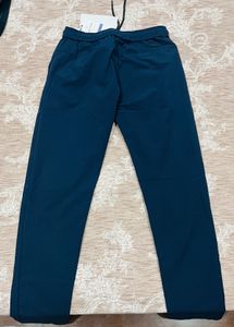Snitch Men Navy Blue Slim Fit Trousers