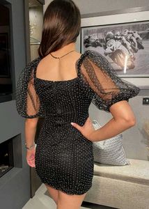 H&amp;M Divided Polka Dots Bodycon Mini Dress