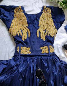 Beautiful Navy Blue Gown