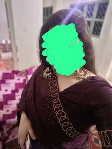 Elegant purple Saree