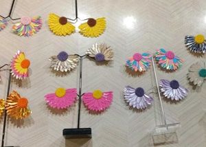 🌻Half Sunflower Flower Earrings