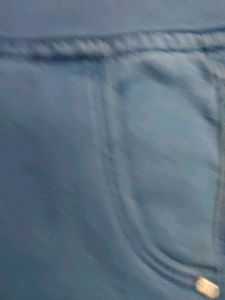 Blue Denim Joggers