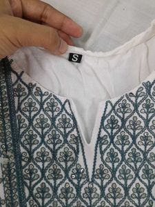 White Short Kurti