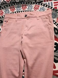 Pink Straight Leg Pants