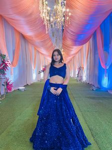 blue Lehenga