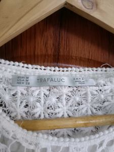Zara Crochet Mini Dress