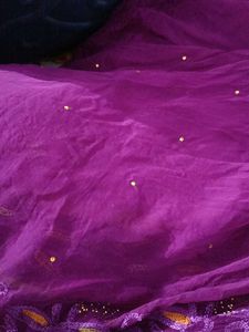 Purple Saree