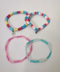 Pastel Beachy Beaded Bracelet Stack! 🌊🏖️🐚