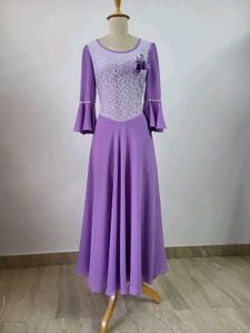 Elegant Lavender Occasion Dress