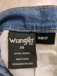 Sc9577 Wrangler Blue Jeans Size 36
