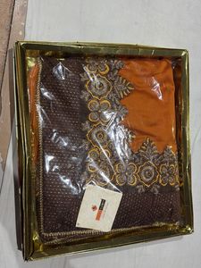 Elegant Embroidered Saree