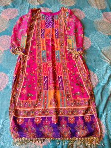 Multi Colour Kurta Set