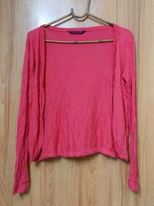 Rose Pink Shrug For Women
