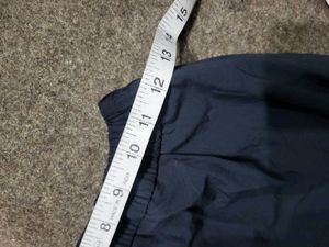 Navy Blue Elastic Waist Pants