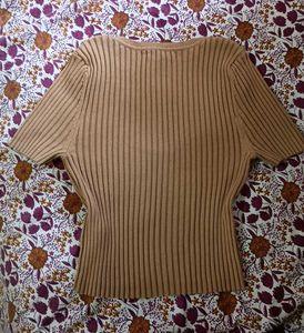 Nude / Wheat Korean Top