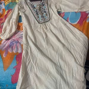Elegant Embroidered Kurta