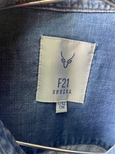 F21 Blue Shirt