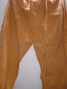Orange And Light Green Jacket Kurta Set