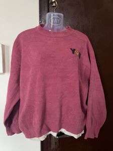 Pink Graphic Sweatshirt
