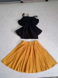 Stylish Two-Tone Dress set very good quwalty ver