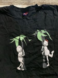 Black Graphic Print T-Shirt