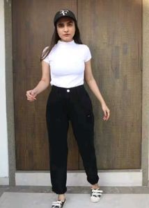 destroyed Black jeans for women