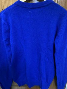 Unisex Royal Blue Pullover Sweater