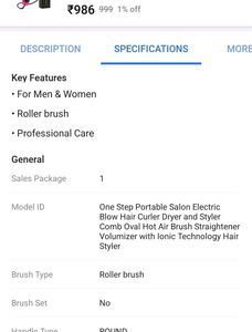 Hair Dryer Brush